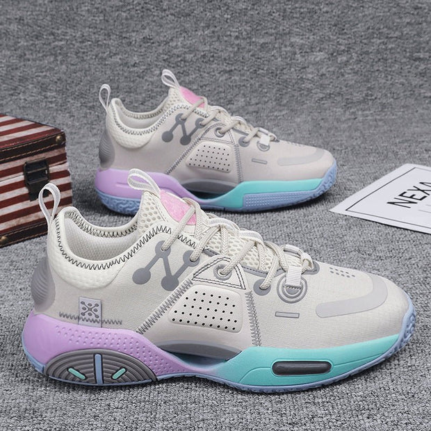 Cotton Candy Basketball Shoes Men's Sneakers - Buy Online