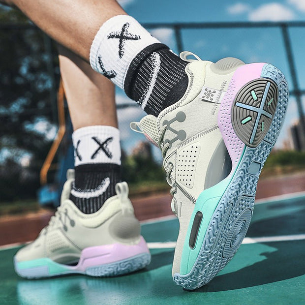 Cotton Candy Basketball Shoes Men's Sneakers - Buy Online - TRADINGSUSA
