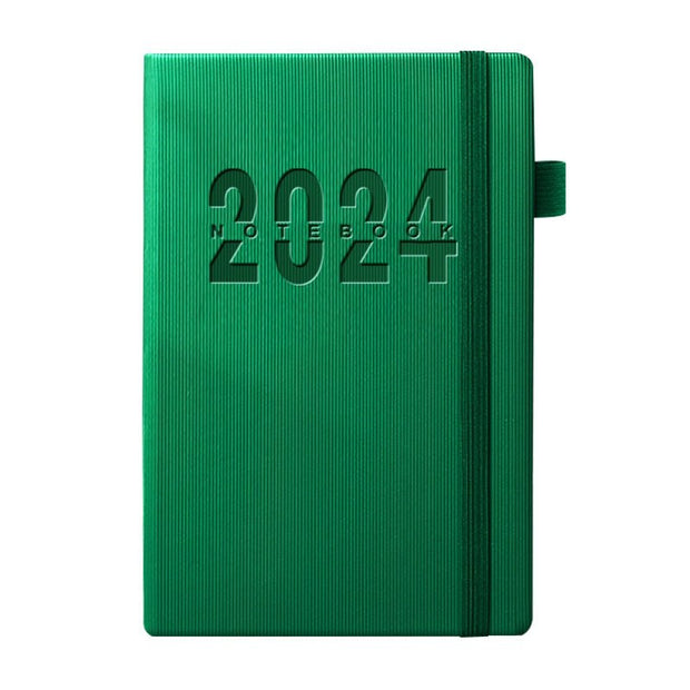 Fashion Simple 2024 Plan Calendar Notebook - TRADINGSUSADark GreenFashion Simple 2024 Plan Calendar NotebookTRADINGSUSA