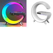 New Intelligent G Shaped LED Lamp Bluetooth Speake Wireless Charger Atmosphere Lamp App Control For Bedroom Home Decor - TRADINGSUSABlack and WhiteUSNew Intelligent G Shaped LED Lamp Bluetooth Speake Wireless Charger Atmosphere Lamp App Control For Bedroom Home DecorTRADINGSUSA