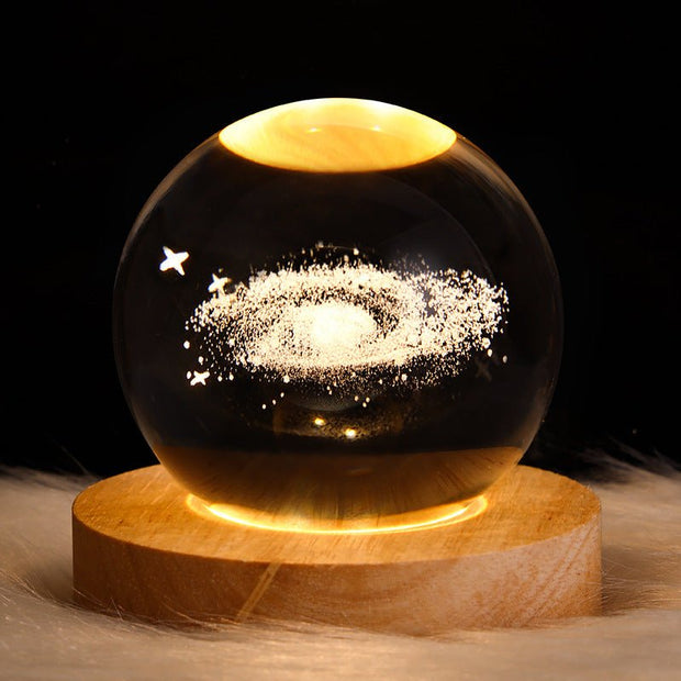 LED Night Light Galaxy Crystal Ball Table Lamp 3D Planet Moon Lamp Bedroom Home Decor For Kids Party Children Birthday Gifts - TRADINGSUSASolid Wood SeatNebula 6cmUSBLED Night Light Galaxy Crystal Ball Table Lamp 3D Planet Moon Lamp Bedroom Home Decor For Kids Party Children Birthday GiftsTRADINGSUSA