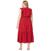 Women's Sleeveless Polka Dot Temperament Dress
