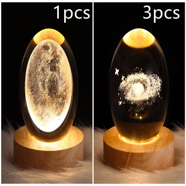 LED Night Light Galaxy Crystal Ball Table Lamp 3D Planet Moon Lamp Bedroom Home Decor For Kids Party Children Birthday Gifts - TRADINGSUSASolid Wood SeatSet37USBLED Night Light Galaxy Crystal Ball Table Lamp 3D Planet Moon Lamp Bedroom Home Decor For Kids Party Children Birthday GiftsTRADINGSUSA
