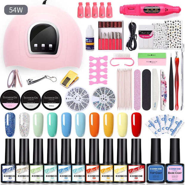 Sequin Nail Beauty Polish Gel Kit Light Machine - TRADINGSUSAStyle 7USBSequin Nail Beauty Polish Gel Kit Light MachineTRADINGSUSA