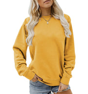 Women's Fashion Casual Long Sleeve Cotton Sweater