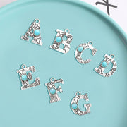 Fashion Alloy Alphabet Letter Earrings Accessories - TRADINGSUSA40022StyleFashion Alloy Alphabet Letter Earrings AccessoriesTRADINGSUSA