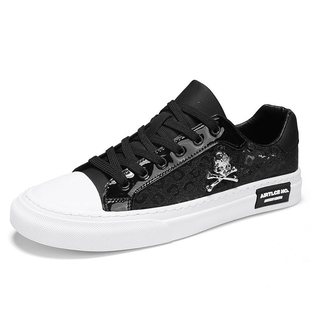 New Fashion Casual Skull Sneakers - TRADINGSUSADM 7799 Black39New Fashion Casual Skull SneakersTRADINGSUSA