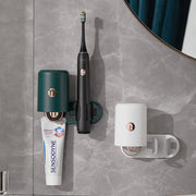 Light Luxury Automatic Storage Hole-free Electric Toothbrush Holder - TRADINGSUSAGreenLight Luxury Automatic Storage Hole-free Electric Toothbrush HolderTRADINGSUSA
