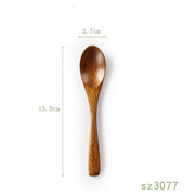 Solid Wood Spoon Japanese Honey Spoon - TRADINGSUSA1 StyleSolid Wood Spoon Japanese Honey SpoonTRADINGSUSA
