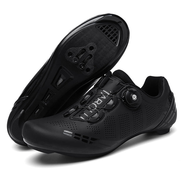 Breathable Cycling Shoes For Men Outdoor Sports Bike Sneakers Women Bicycle Shoes Road Cleats Sneakers Zapatillas Ciclismo - TRADINGSUSA Highway Black 38 Breathable Cycling Shoes