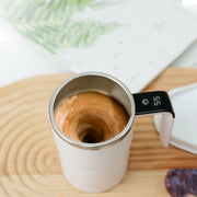 Electric Coffee Mug USB Rechargeable Automatic Magnetic Cup IP67 Waterproof Food-Safe Stainless Steel For Juice Tea Milksha Kitchen Gadgets - TRADINGSUSAWhiteUSBElectric Coffee Mug USB Rechargeable Automatic Magnetic Cup IP67 Waterproof Food-Safe Stainless Steel For Juice Tea Milksha Kitchen GadgetsTRADINGSUSA