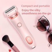2 In 1 Hair Removal Epilator USB Rechargeable Shaver Hair Remover
