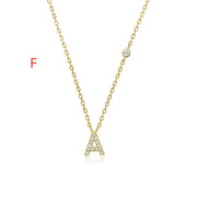 26 Letter Pendant Necklace Simple And Compact - TRADINGSUSAFGold26 Letter Pendant Necklace Simple And CompactTRADINGSUSA