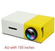 Portable Projector 3D Hd Led Home Theater HDMI-compatible - TRADINGSUSAAU with 150 inchesPortable Projector 3D Hd Led Home Theater HDMI-compatibleTRADINGSUSA