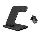 Compatible Mobile Phone Watch Earphone Wireless Charger 3 In 1 Wireless Charger Stand - TRADINGSUSABlack UK plug SetCompatible Mobile Phone Watch Earphone Wireless Charger 3 In 1 Wireless Charger StandTRADINGSUSA
