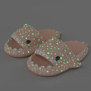 Shark Slippers With Starry Night Light Design Bathroom Slippers Couple House Shoes For Women - TRADINGSUSAPink sky36to37Shark Slippers With Starry Night Light Design Bathroom Slippers Couple House Shoes For WomenTRADINGSUSA