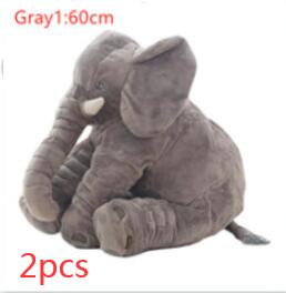 Elephant Doll Pillow Baby Comfort Sleep With - TRADINGSUSAGray1 2pcsElephant Doll Pillow Baby Comfort Sleep WithTRADINGSUSA