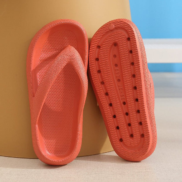 Clip Toe Shoes Eva Non-Slip Slippers Soft Sole Flip Flops Women Thick Bottom Bathroom Slides Summer - TRADINGSUSAWhite36and37Clip Toe Shoes Eva Non-Slip Slippers Soft Sole Flip Flops Women Thick Bottom Bathroom Slides SummerTRADINGSUSA