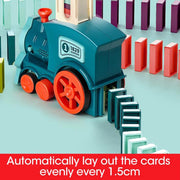 Domino Train Toys Baby Toys Car Puzzle Automatic Release Licensing Electric Building Blocks Train Toy - TRADINGSUSAPurple60pcsDomino Train Toys Baby Toys Car Puzzle Automatic Release Licensing Electric Building Blocks Train ToyTRADINGSUSA