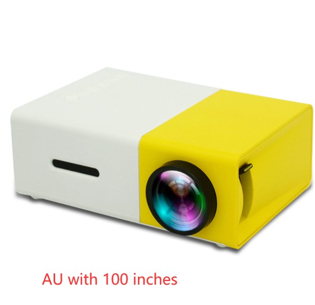 Portable Projector 3D Hd Led Home Theater HDMI-compatible - TRADINGSUSAAU with 100 inchesPortable Projector 3D Hd Led Home Theater HDMI-compatibleTRADINGSUSA