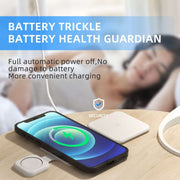 3 In 1 Magnetic Foldable Wireless Charger Charging Station Multi-device Folding Cell Phone Wireless Charger Gadgets - TRADINGSUSAWhite3 In 1 Magnetic Foldable Wireless Charger Charging Station Multi-device Folding Cell Phone Wireless Charger GadgetsTRADINGSUSA