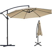 Outdoor 3m Side Leisure Patio Umbrella - TRADINGSUSACoffeeNo bracket includedOutdoor 3m Side Leisure Patio UmbrellaTRADINGSUSA