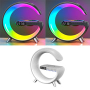 New Intelligent G Shaped LED Lamp Bluetooth Speake Wireless Charger Atmosphere Lamp App Control For Bedroom Home Decor - TRADINGSUSABlack2pcs and White1pcsUSNew Intelligent G Shaped LED Lamp Bluetooth Speake Wireless Charger Atmosphere Lamp App Control For Bedroom Home DecorTRADINGSUSA