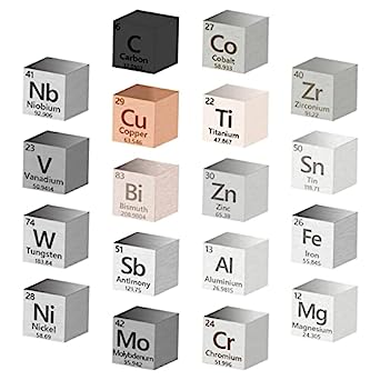 Element Collections Hobbies Pure Tungsten Cube Iron Aluminum Bismuth - TRADINGSUSA