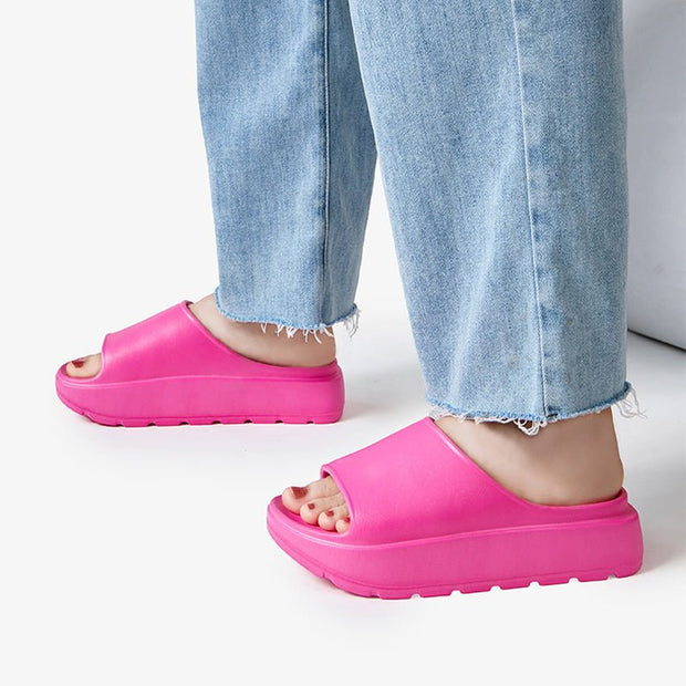 5.5cm Fish Mouth Shoes Floor Bathroom Home Slippers Outdoor Thick Soled Beach Slippers For Women - TRADINGSUSABeige36or375.5cm Fish Mouth Shoes Floor Bathroom Home Slippers Outdoor Thick Soled Beach Slippers For WomenTRADINGSUSA