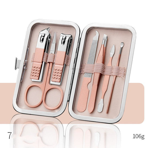 Professional Scissors Nail Clippers Set Ear Spoon Dead Skin Pliers Nail Cutting Pliers Pedicure Knife Nail Groove Trimmers - TRADINGSUSA4 StyleProfessional Scissors Nail Clippers Set Ear Spoon Dead Skin Pliers Nail Cutting Pliers Pedicure Knife Nail Groove TrimmersTRADINGSUSA