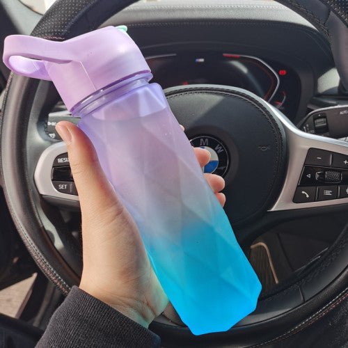 Spray Water Bottle For Girls Outdoor Sport Fitness Water Cup Large Capacity Spray Bottle Drinkware Travel Bottles Kitchen Gadgets - TRADINGSUSAPurple and blue gradientSpray Water Bottle For Girls Outdoor Sport Fitness Water Cup Large Capacity Spray Bottle Drinkware Travel Bottles Kitchen GadgetsTRADINGSUSA