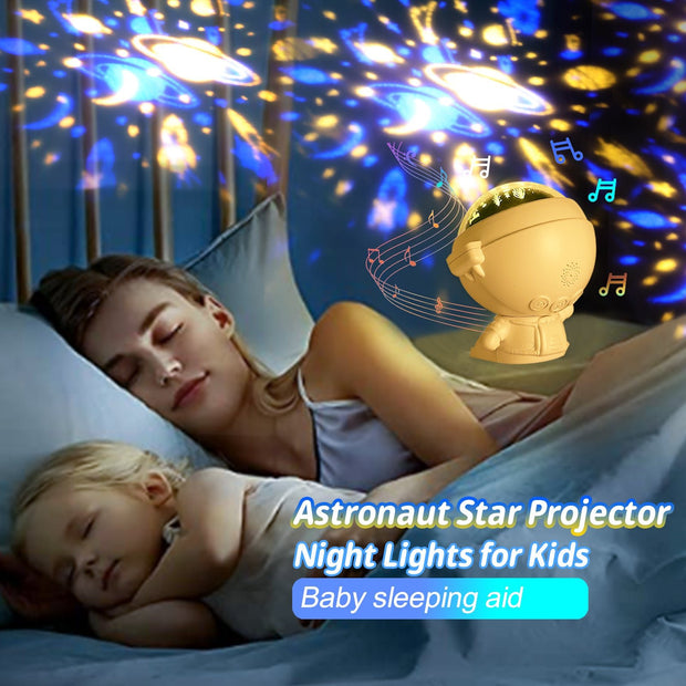 Galaxy Star Projector Starry Sky Night Light Astronaut Lamp Room Decr Gift Child Kids Baby Christmas Spaceman Projection - TRADINGSUSAWhiteGalaxy Star Projector Starry Sky Night Light Astronaut Lamp Room Decr Gift Child Kids Baby Christmas Spaceman ProjectionTRADINGSUSA